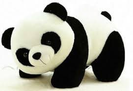 Soft Black and White Panda Teddy Bear – 26 cm Plush Toy for Kids and Loved Ones – Soft, Cuddly, Washable Gift – Non-Toxic, Made in India
