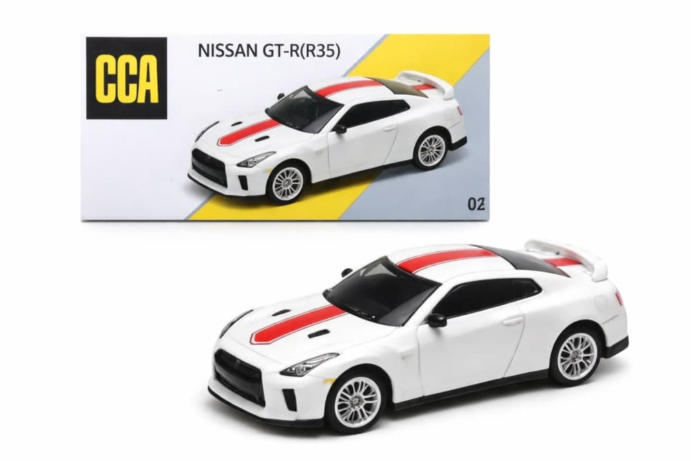 Cca 1:64 Nisssan GT-R(R35) Collection Cool Car Series (white)